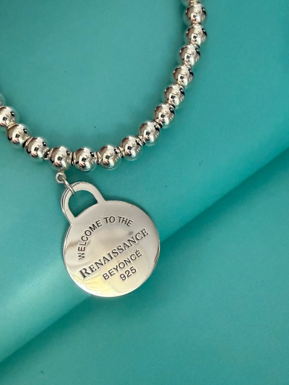 Tiffany Co Return to Tiffany Beyoncé Beaded Chain Necklace in Sterling Silver - Picture 4 of 9